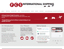 Tablet Screenshot of fcsinternationalshipping.com